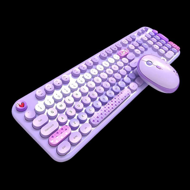 MOFII Lovely Violet - Kit clavier et souris