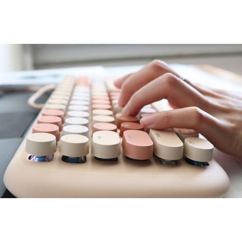 Teclado MOFII ROMI SK-645 Castanho com retroiluminação personalizável