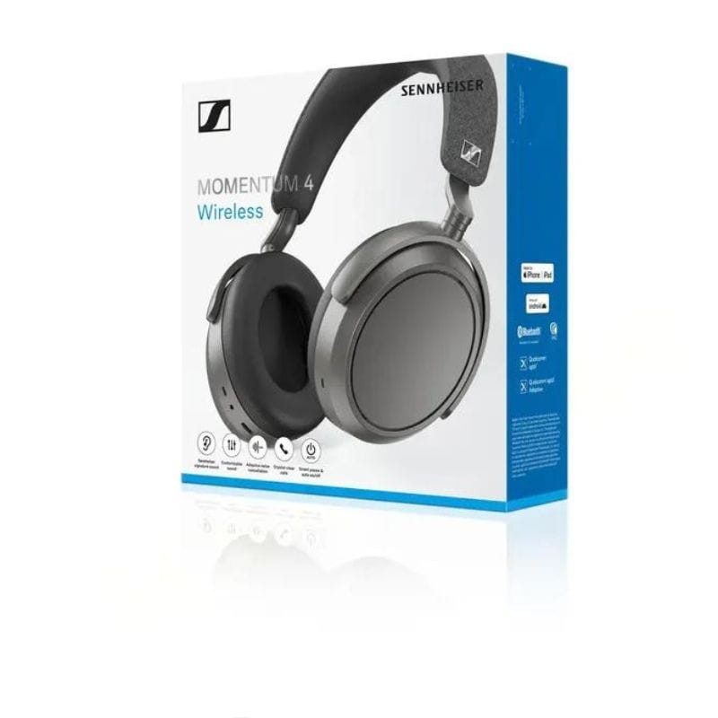 Sennheiser Momentum 4 Wireless Bluetooth ANC Grafito - Auriculares inalámbricos imagen de la caja