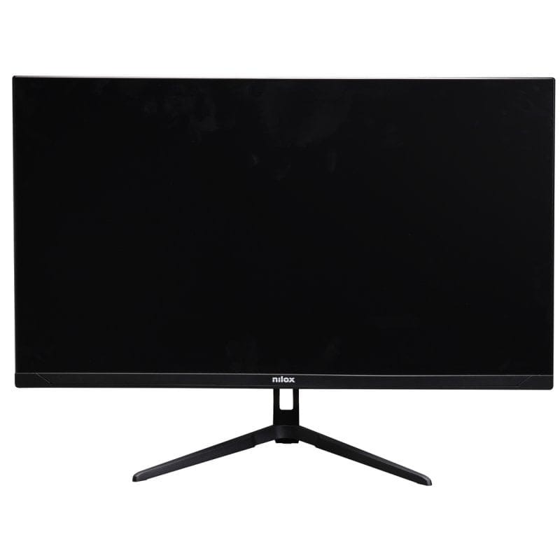 343 / 5.000 Vue de face du moniteur Nilox NXM24FHD16511 24 FHD IPS noir