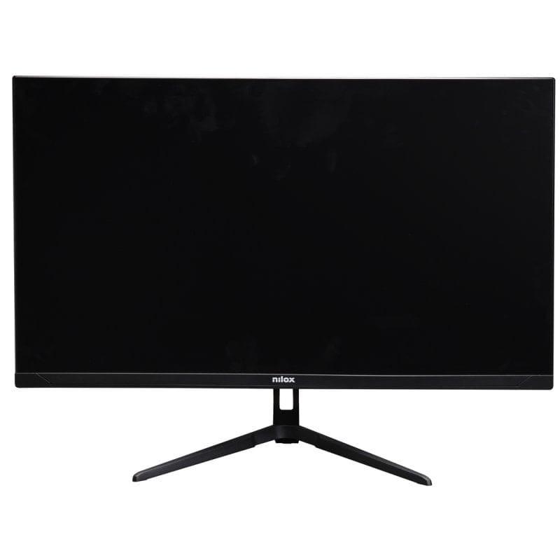  343 / 5.000 Vue de face du moniteur Nilox NXM24FHD16511 24 FHD IPS noir