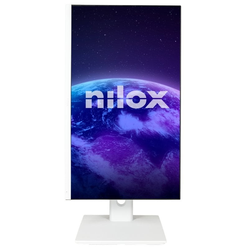 Nilox NXM24REGWEB01W 24 FHD IPS Branco - Monitor de PC Ecrã vertical de vista frontal