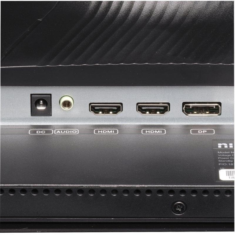 Connexions et ports du moniteur Nilox NXM24FHD16511 27 FHD IPS Noir
