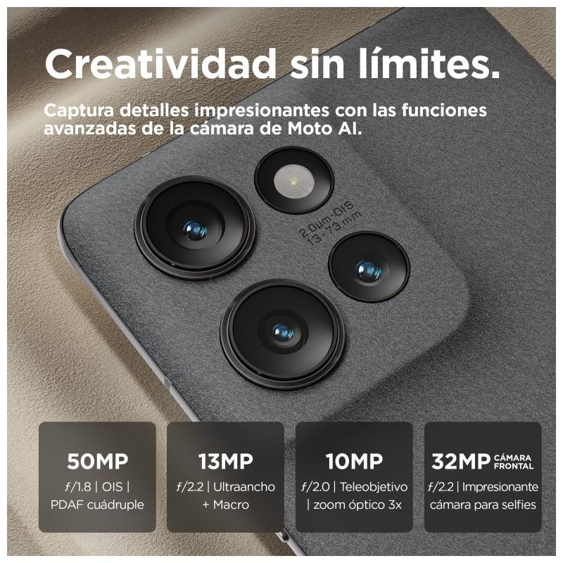 Motorola Edge 50 5G 12GB/512GB Gris - cámaras frontal y trasera