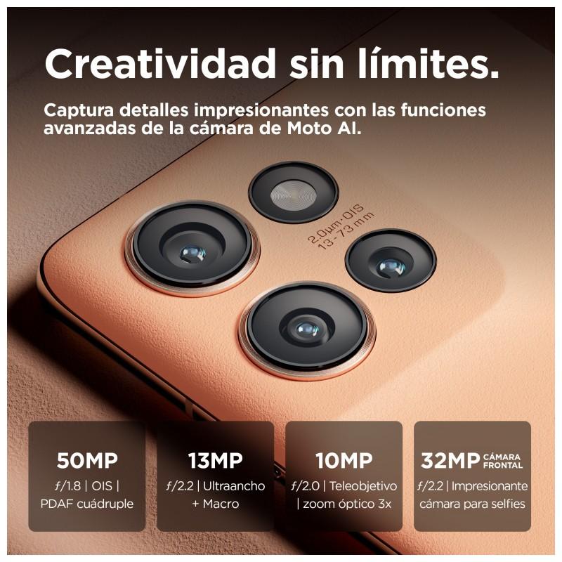 Motorola Edge 50 5G 12GB/512GB Melocotón - cámaras frontal y trasera