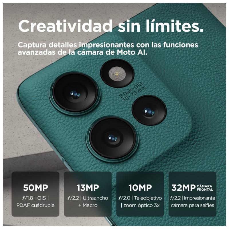 Motorola Edge 50 5G 12GB/512GB Verde - cámaras frontal y trasera