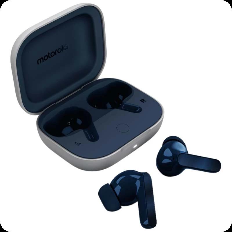 Motorola Moto Buds Starlight Blue - Auriculares Bluetooth com ANC