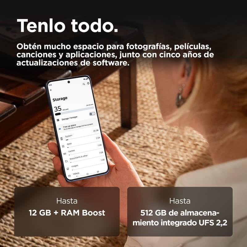 Motorola Moto Edge 50 Neo 12GB/512GB Laranja - Características de armazenamento do telemóvel