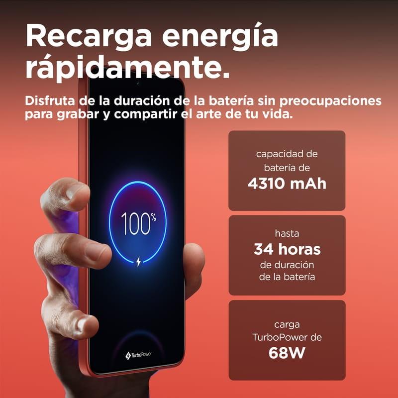 Motorola Moto Edge 50 Neo 12GB/512GB Laranja - Características da bateria do telemóvel