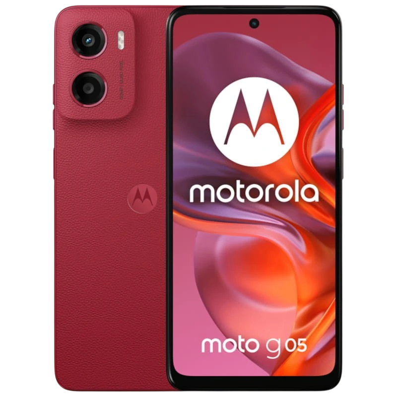 Motorola moto G05 4GB/64GB Rojo - Teléfono
