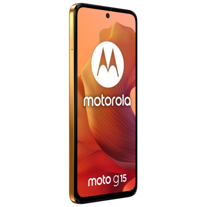 Pantalla de Motorola Moto G15 4G 4GB/128GB Naranja - Teléfono móvil