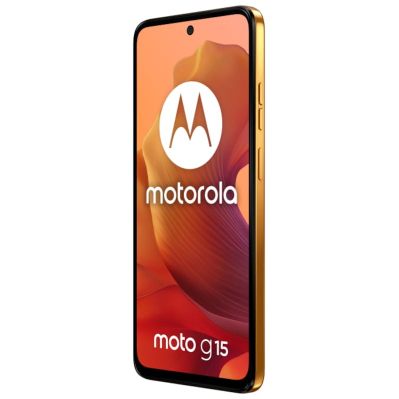 Adaptable Motorola Moto G15 4G 4GB/128GB Naranja - Teléfono móvil