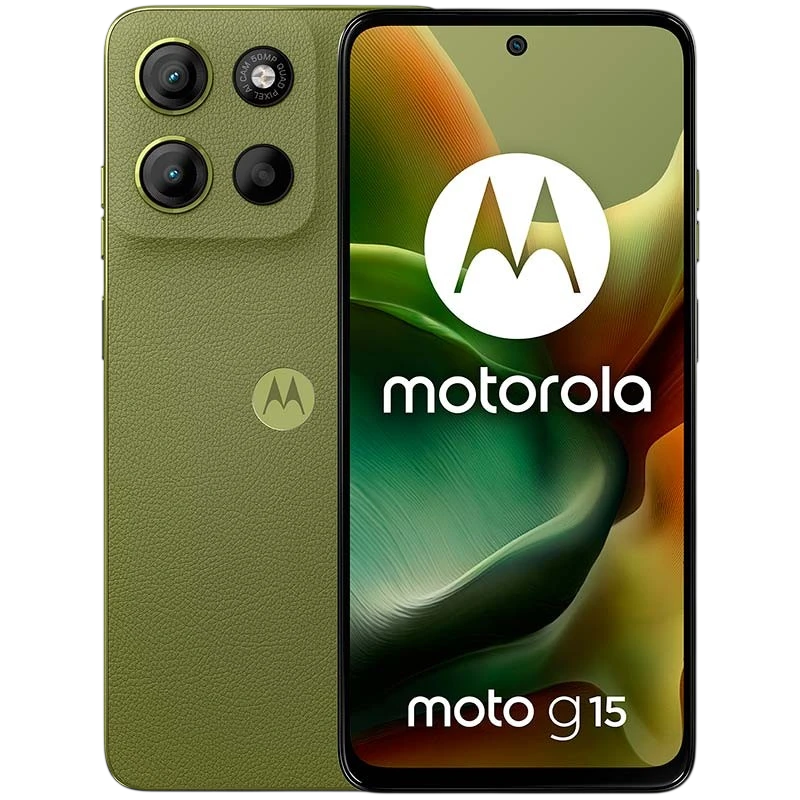 Motorola Moto G15 4G 8GB/256GB Verde - Teléfono móvil