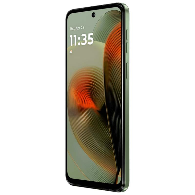 Motorola Moto G55 5G 8GB/256GB Verde - vista frontal y lateral