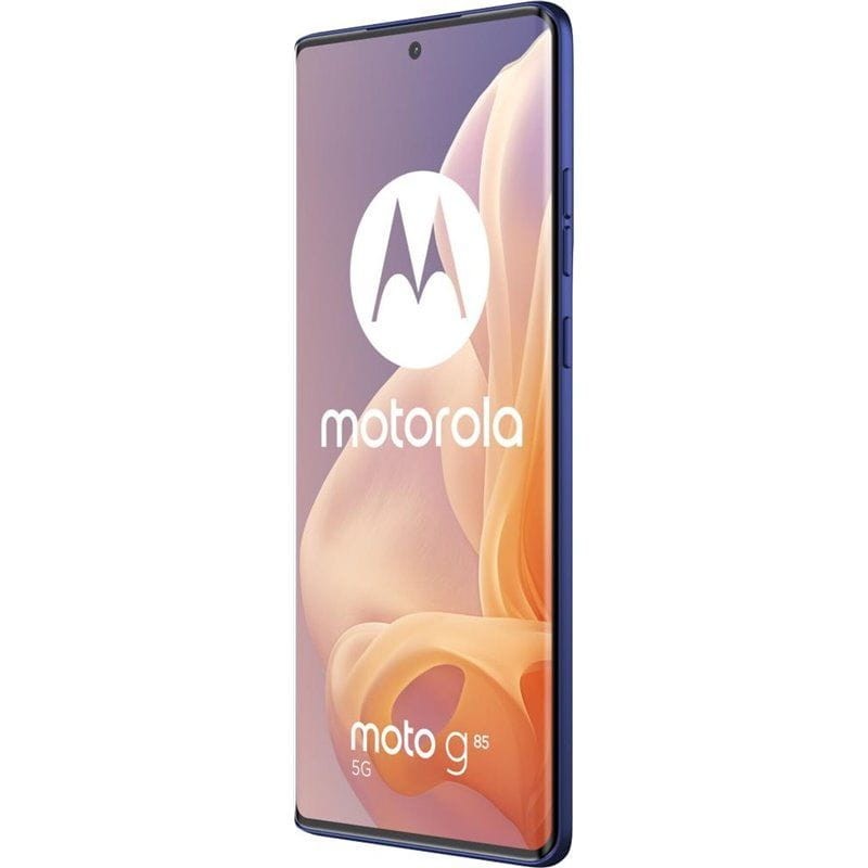 Motorola Moto G85 5G 12GB/256GB Azul Cobalto - Telemóvel imagem lateral esquerda