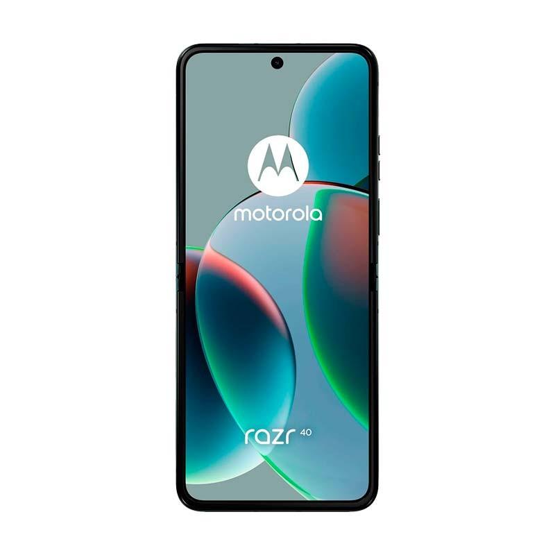 vista frontal del Motorola Razr 40 5G 8GB/256GB Verde