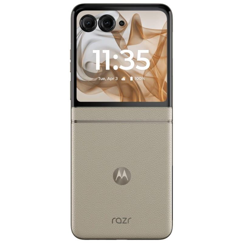 Trasera de Motorola Razr 50 5G 8GB/256GB Arena - Teléfono Móvil