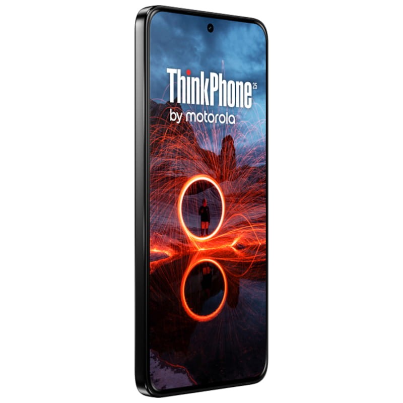Motorola ThinkPhone 25 5G 8GB/256GB Negro - Telefono Frontal lado derecha