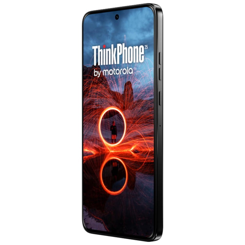 Motorola ThinkPhone 25 5G 8GB/256GB Negro - Telefono Frontal lado izquierdo
