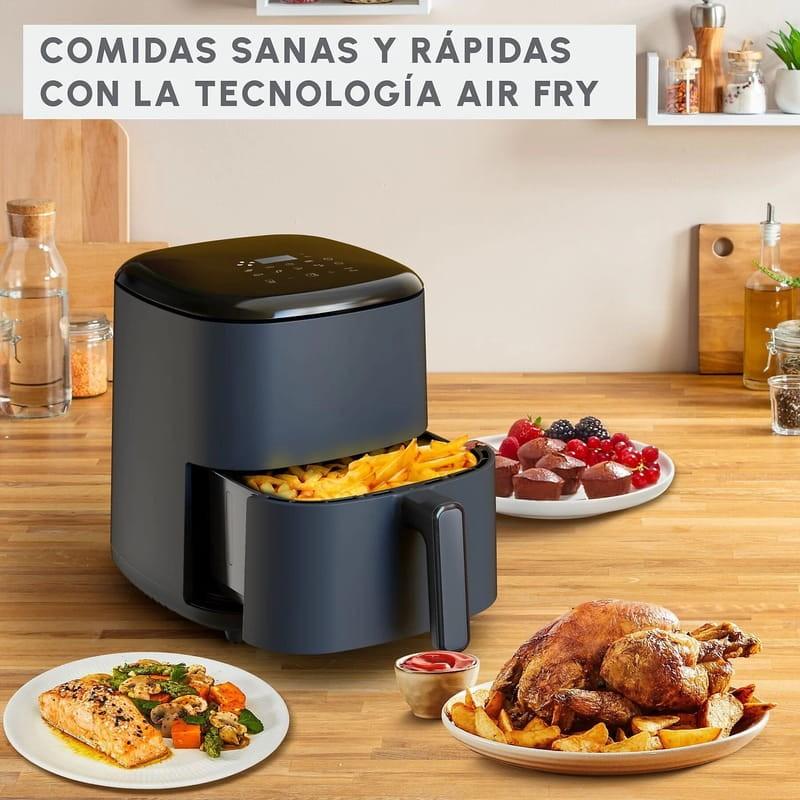 Moulinex Easy Fry EZ245B20 5L  Negro - Freidora de aire Foto real  Distintos platos