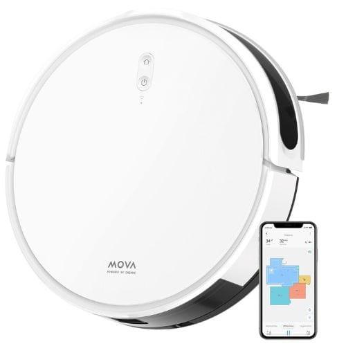 Dreame Mova M1 White - Robot aspirateur avec téléphone