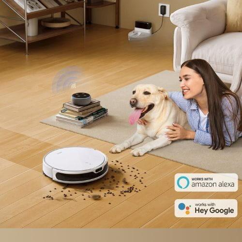 Dreame Mova M1 White - Robot aspirateur avec fonction de commande vocale