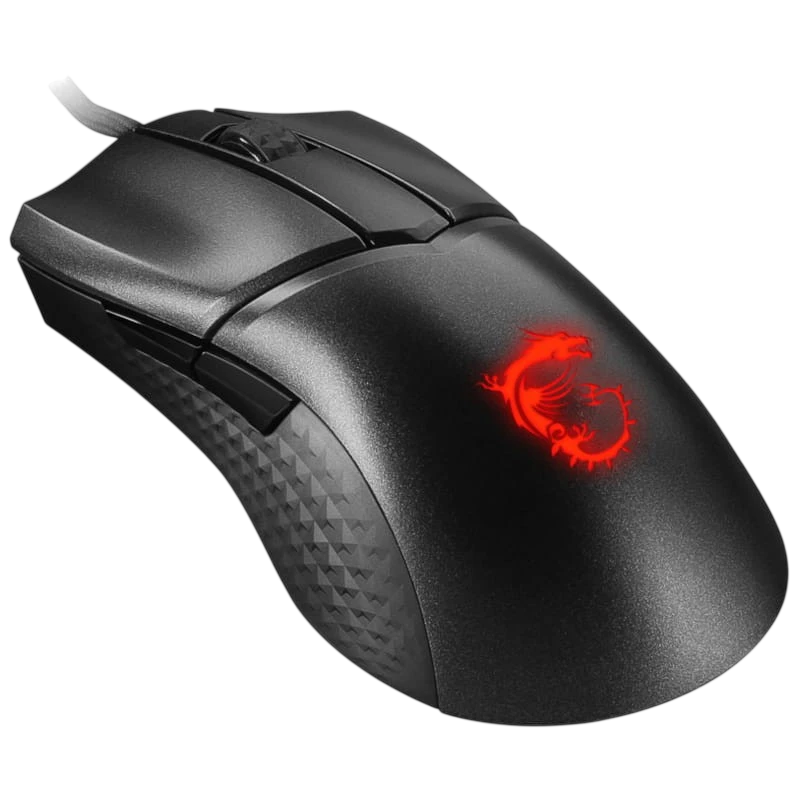 MSI CLUTCH GM31 LIGHTWEIGHT USB Negro - Ratón Gaming - 12000 DPI