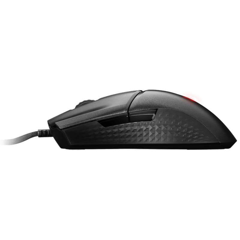 MSI CLUTCH GM31 LIGHTWEIGHT USB Negro - Ratón Gaming - 12000 DPI Lateral