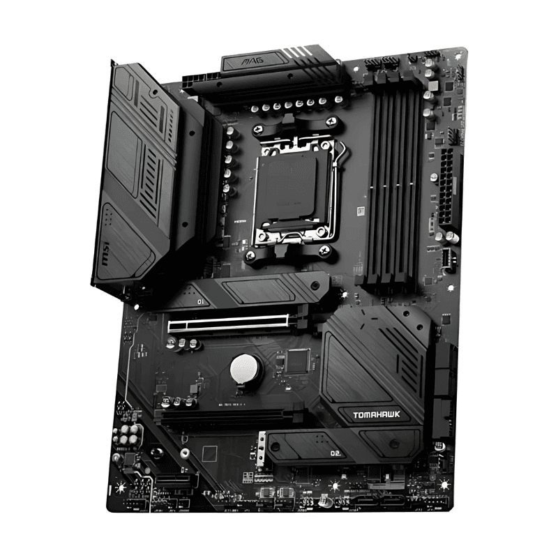 Perspective de la carte mère MSI MAG B650 TOMAHAWK WIFI AMD B650 Socket AM5 ATX