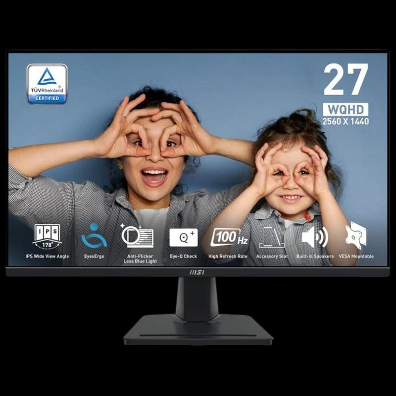 MSI Pro MP275Q 27 Wide Quad HD Adaptive Sync Preto - Monitor para PC