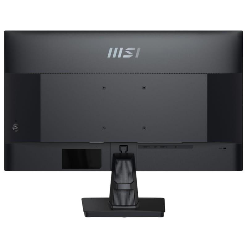 MSI Pro MP275Q 27 Wide Quad HD Adaptive Sync Preto - Vista traseira do monitor de PC
