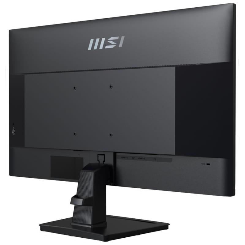 MSI Pro MP275Q 27 Wide Quad HD Adaptive Sync Preto - Monitor PC Vista Traseira Lado Direito