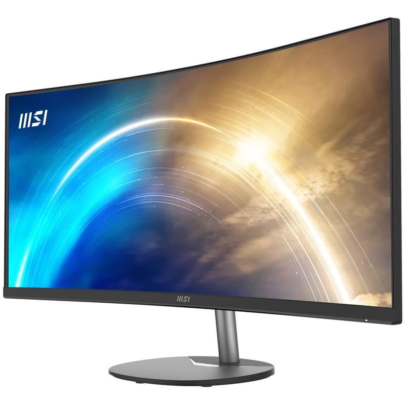 MSI Pro MP341CQ 34 UltraWide Quad HD VA Curvo AMD FreeSync Negro - Monitor PC Frontal lado izquierdo