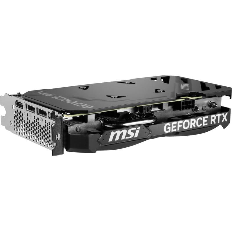 MSI Ventus GeForce NVIDIA RTX 4060 Ti 2X Noir 8 Go OC GDDR6 Noir - Carte graphique vue latérale
