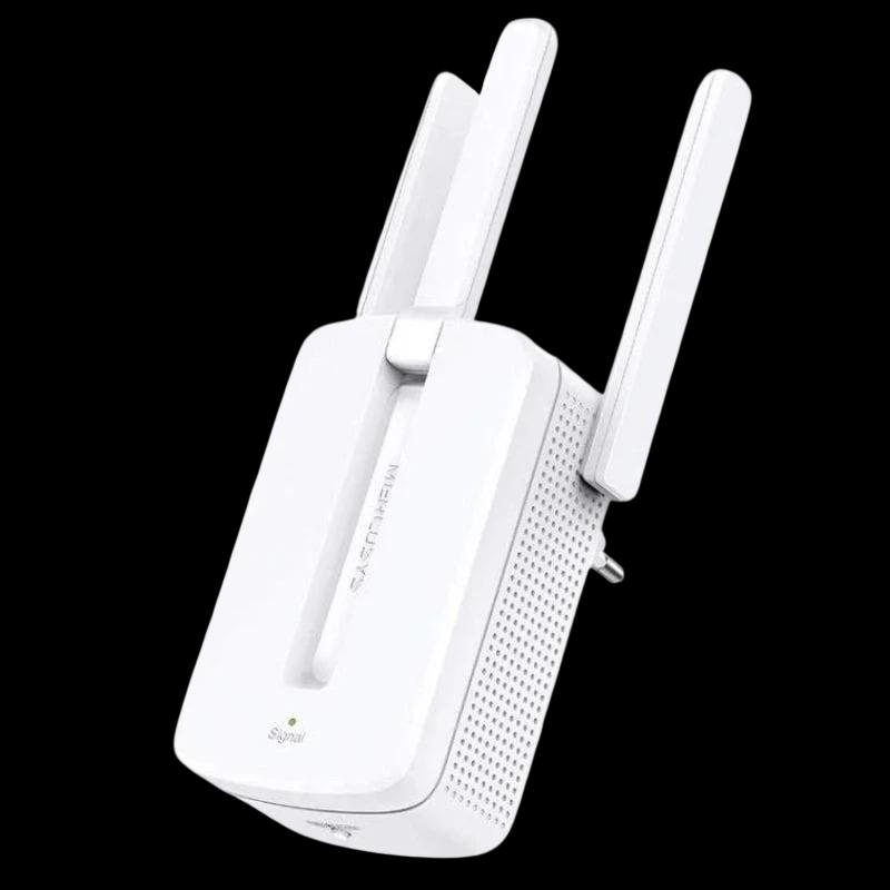 Mercusys MW300RE Wi-Fi 300 Mbps Três Antenas MIMO Branco - Extensor de rede