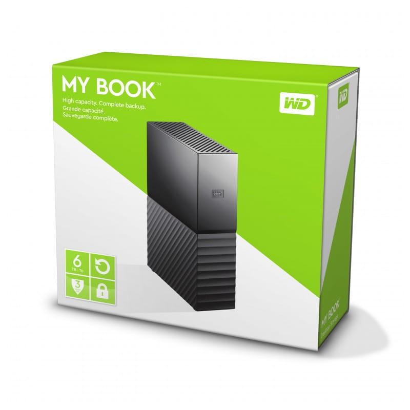 Western Digital My Book 6 TB Micro-USB B 3.2 Gen 1 Preto - Caixa de disco rígido externo para desktop imagem