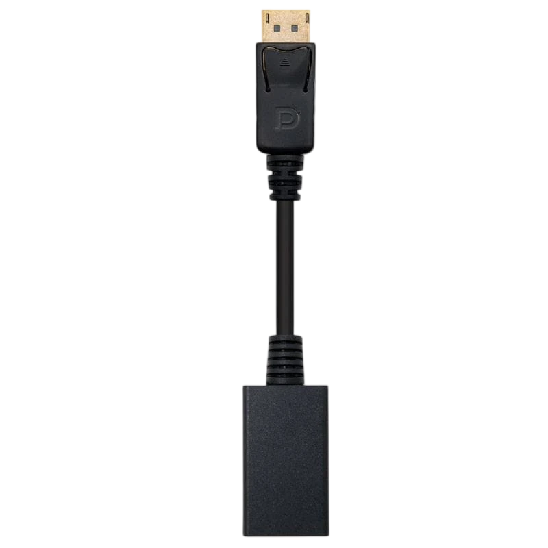 Nanocable 10.16.0502/ Cabo conversor DisplayPort macho - HDMI fêmea preto - Cabo conversor