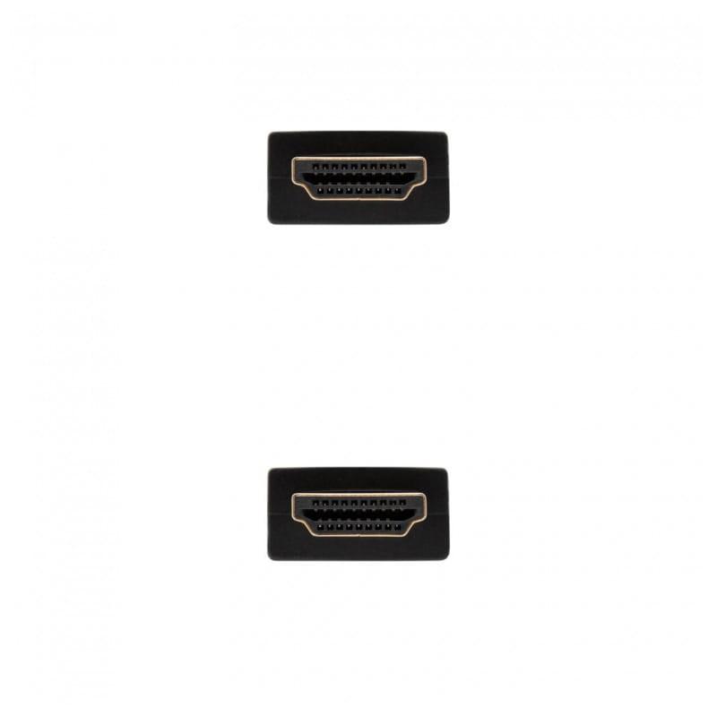  Nanocable HDMI / Mâle - Mâle /Noir - Connecteurs pour câbles d'image