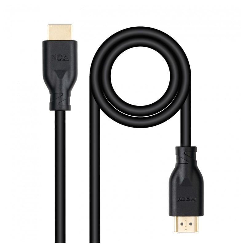 Cabo HDMI Nanocable V2.0 4K@60Hz 18Gbps A/M-A/M CCS 0,5 m imagem frontal