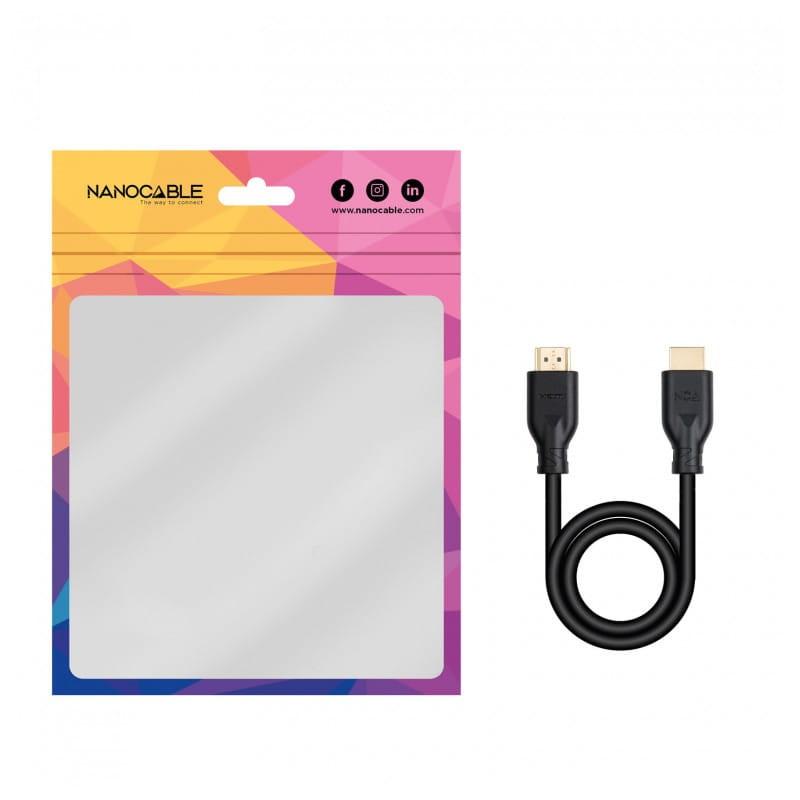 Nanocable HDMI V2.0 4K@60Hz  1.5 m con envase