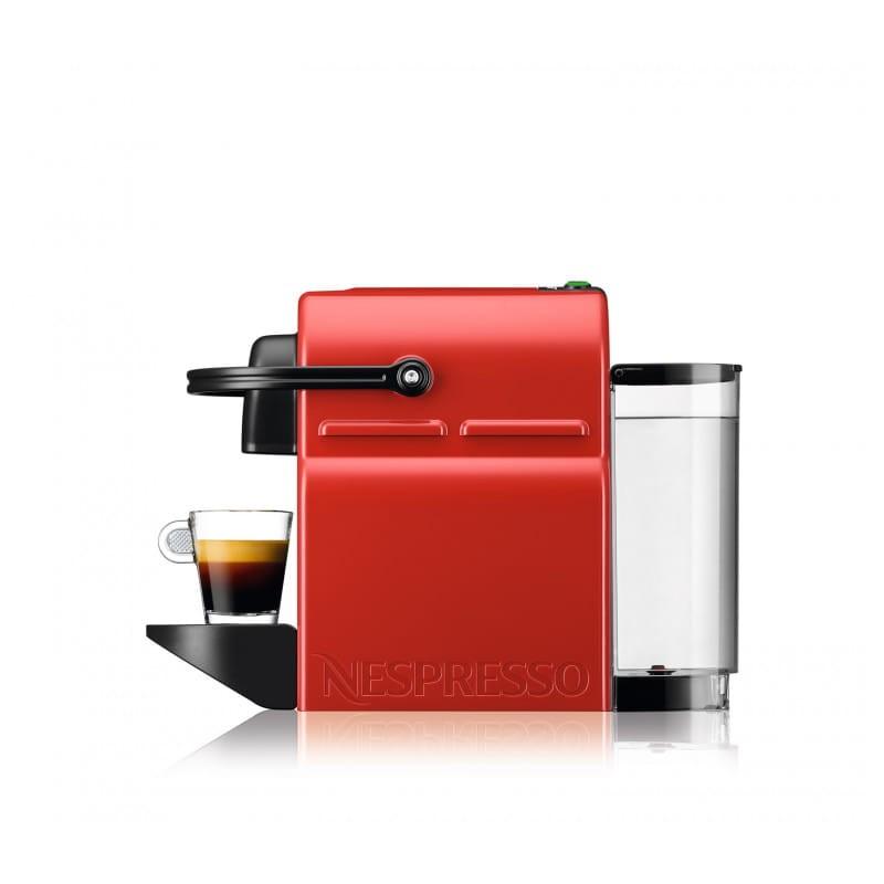 Krups Nespresso Inissia XN1005 1260 W 0,7 L Rojo – Cafetera vista de lado