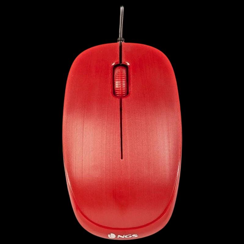 NGS Flame Mouse 1000 DPI - Vermelho