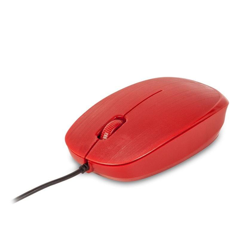 NGS Flame Mouse 1000 DPI - Vermelho Frontal Direito