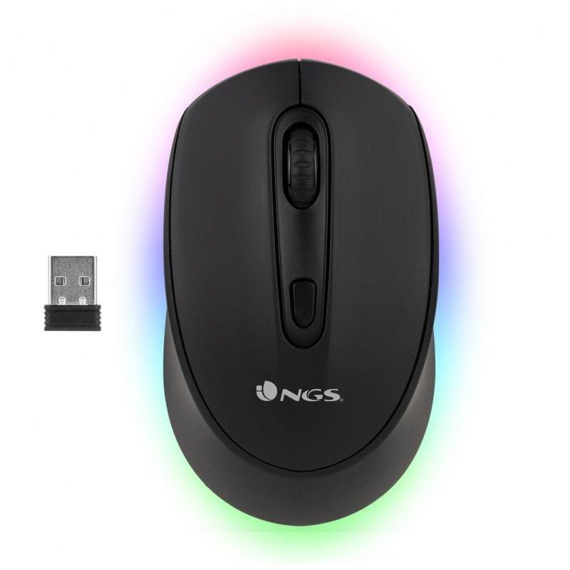 NGS SMOG-RB - Rato Sem fio 2400 DPI - Preto - Frontal