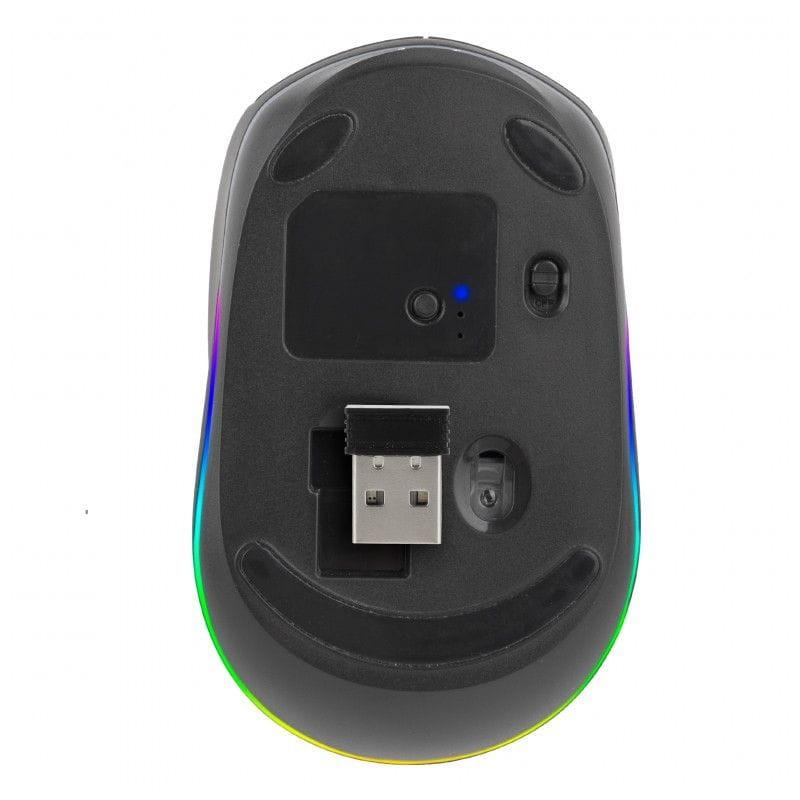 NGS SMOG-RB - Rato Sem fio 2400 DPI - Preto - Detrás