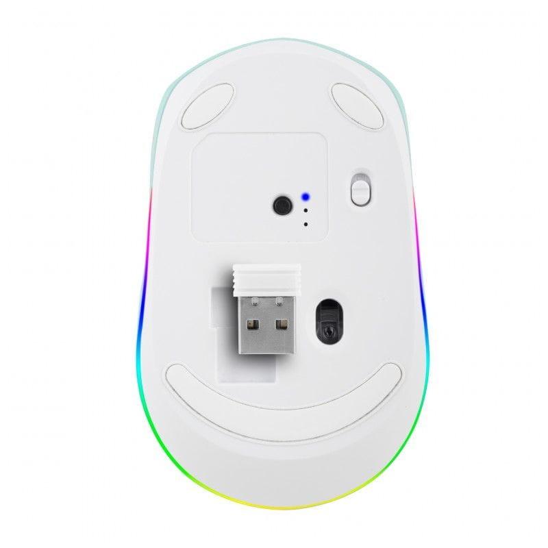 NGS SMOG MINT-RB - Rato Sem fio 2400 DPI - Branco e Verde