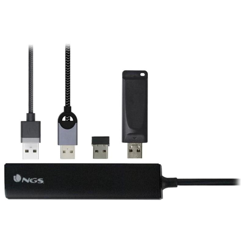 Conectores NGS Wonder HUB 4 USB 3.0 para Tipo-C