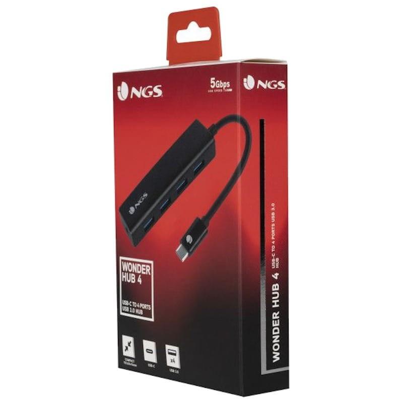 NGS Wonder HUB 4 USB 3.0 para caixa lateral tipo C