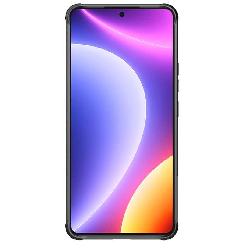 vue avant de la Coque CamShield Pro noire de Nillkin pour Xiaomi Poco F6 5G