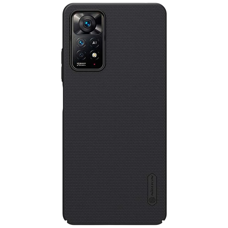 Funda de goma Frosted de Nillkin para Xiaomi Redmi Note 11 Pro Negro